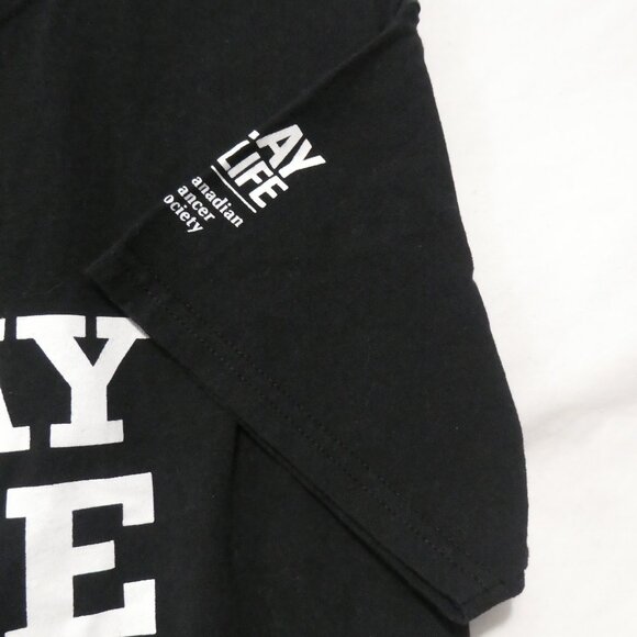 Black Relay For Life Short Sleeve Tee / T-Shirt | xl - extra large - Picture 6 of 13